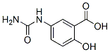 Benzoic acid, 5-[(aminocarbonyl)amino]-2-hydroxy- (9CI) Struktur