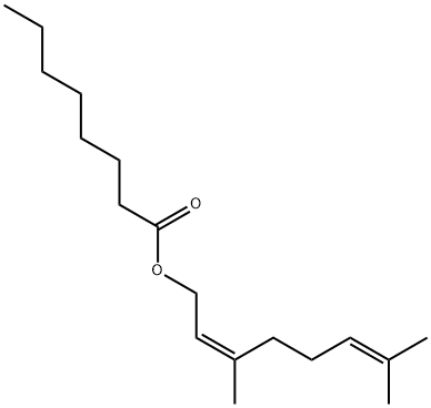 (Z)-3,7-dimethylocta-2,6-dienyl octanoate