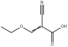 2-cyano-3-ethoxyacrylic acid Struktur