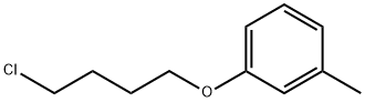 1-(4-chlorobutoxy)-3-methylbenzene Struktur