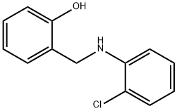 2-[(2-CHLORO-PHENYLAMINO)-METHYL]-PHENOL Struktur