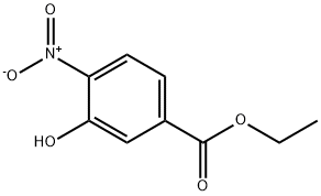 3-HYDROXY-4-NITRO-BENZOIC ACID ETHYL ESTER Struktur