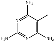 5-methylpyrimidine-2,4,6-triamine Structure