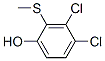 dichloro(methylthio)phenol Struktur