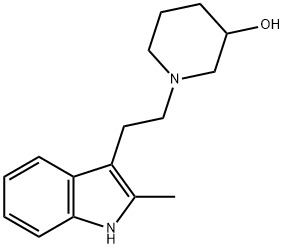 1-(2-(2-Methyl-1H-indol-3-yl)ethyl)-3-piperidinol Struktur