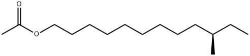 (R)-10-Methyl-1-dodecanol acetate Struktur