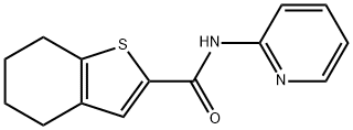 Benzo[b]thiophene-2-carboxamide, 4,5,6,7-tetrahydro-N-2-pyridinyl- (9CI) Struktur