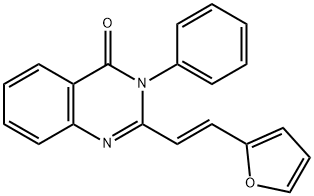 2-((E)-2-FURAN-2-YL-VINYL)-3-PHENYL-3H-QUINAZOLIN-4-ONE Struktur