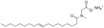 ammonium N-methyl-N-(1-oxo-9-octadecenyl)aminoacetate Struktur