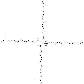 titanium(4+) isodecan-1-olate Struktur