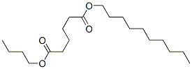 butyl decyl adipate Struktur