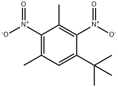 1-(1,1-dimethylethyl)-3,5-dimethyl-2,4-dinitrobenzene Struktur