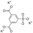 5-sulphoisophthalic acid, potassium salt  Struktur