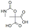 Propanedioic acid, methyl[[(methylamino)carbonyl]oxy]- (9CI) Struktur