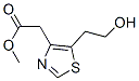 methyl 5-(2-hydroxyethyl)thiazol-4-acetate Struktur