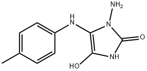 2H-Imidazol-2-one, 1-amino-1,3-dihydro-4-hydroxy-5-[(4-methylphenyl)amino]- (9CI) Struktur