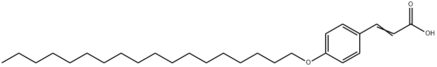 4-N-OCTADECYLOXYCINNAMIC ACID Struktur