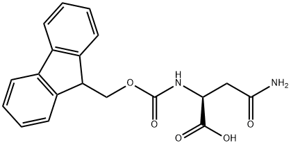 Nalpha-FMOC-L-Asparagine Struktur