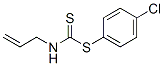 N-Allyldithiocarbamic acid p-chlorophenyl ester Struktur