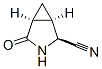 3-Azabicyclo[3.1.0]hexane-2-carbonitrile,4-oxo-,(1alpha,2beta,5alpha)-(9CI) Struktur