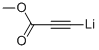 METHYL LITHIOPROPIOLATE Struktur