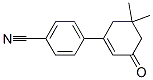 5,5-Dimethyl-3-(4-cyanophenyl)-cyclohex-2-en-1-one Struktur