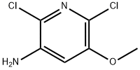 3-Pyridinamine,2,6-dichloro-5-methoxy-(9CI) Struktur