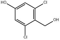 3,5-dichloro-4-(hydroxyMethyl)phenol Struktur