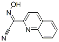 Hydroxyimino(2-quinolinyl)acetonitrile Struktur