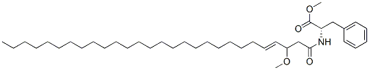 N-(3-Methoxy-1-oxo-4-octacosenyl)-L-phenylalanine methyl ester Struktur