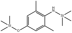 N-[2,6-Dimethyl-4-[(trimethylsilyl)oxy]phenyl]-1,1,1-trimethylsilanamine Struktur