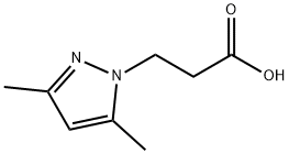 3-(3,5-DIMETHYL-1H-PYRAZOL-1-YL)PROPANOIC ACID Struktur