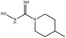 1-Piperidinecarboximidamide,N-hydroxy-4-methyl- Struktur