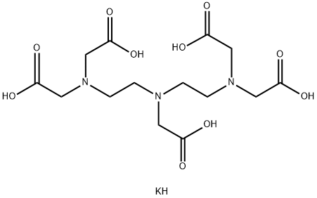 Glycine, N,N-bis2-bis(carboxymethyl)aminoethyl-, pentapotassium salt Struktur