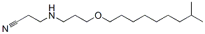3-[[3-(8-Methylnonyloxy)propyl]amino]propanenitrile Struktur