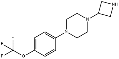 1-(3-AZETIDINYL)-4-[4-(TRIFLUOROMETHOXY)PHENYL]-PIPERAZINE Struktur