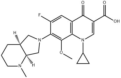 N-Methyl Moxifloxacin Struktur