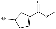 1-Cyclopentene-1-carboxylicacid,4-amino-,methylester(9CI) Struktur