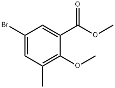 METHYL 5-BROMO-2-METHOXY-3-METHYLBENZENECARBOXYLATE price.