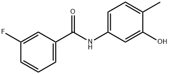 Benzamide, 3-fluoro-N-(3-hydroxy-4-methylphenyl)- (9CI) Struktur