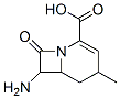 1-Azabicyclo[4.2.0]oct-2-ene-2-carboxylicacid,7-amino-4-methyl-8-oxo-, Struktur