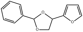 4-(2-Furanyl)-2-phenyl-1,3-dioxolane Struktur