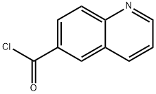 6-QUINOLINECARBONYL CHLORIDE Structure