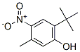 3-Methyl-6-tert-butyl-4-nitrophenol Struktur