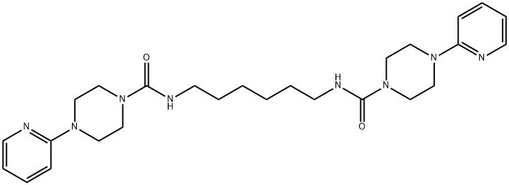 N,N'-1,6-ヘキサンジイルビス(4-(2-ピリジニル)-1ピペラジンカルボキサミド) ソルチオン (1,6-HDIP誘導(dǎo)體)