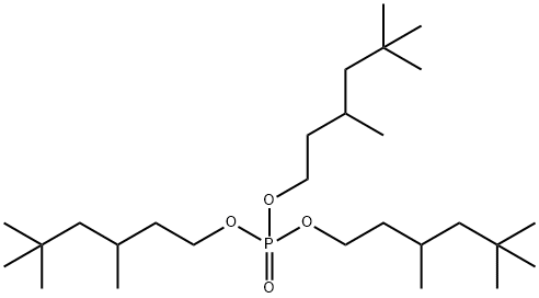 tris(3,5,5-trimethylhexyl) phosphate       Struktur