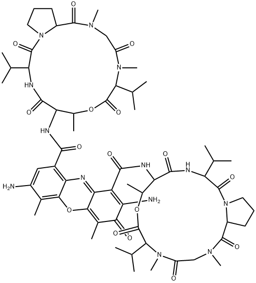 7-AMINOACTINOMYCIN D Struktur