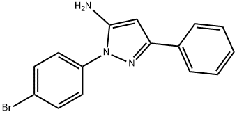 2-(4-BROMO-PHENYL)-5-PHENYL-2H-PYRAZOL-3-YLAMINE Struktur