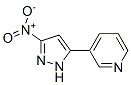 3-Nitro-5-(3-pyridyl)-1H-pyrazole Struktur