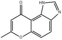 Pyrano[3,2-e]benzimidazol-9(1H)-one, 7-methyl- (9CI) Struktur